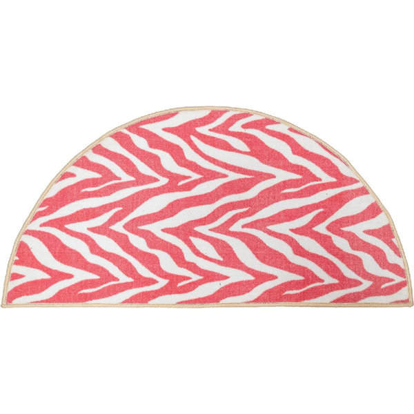 Everly Quinn Zebra Print Rug, Animal Print Pattern Rug, For Living Room